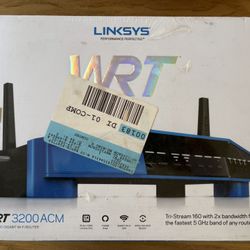 “Linksys WRT3200ACM Router – New, Sealed in Box, Never Opened