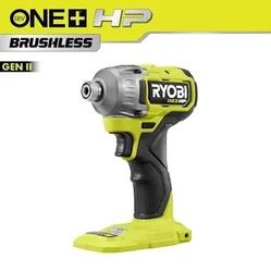 Brand New. Ryobi one + 18v Brushless  HP. Drill Driver W/One Battery $50