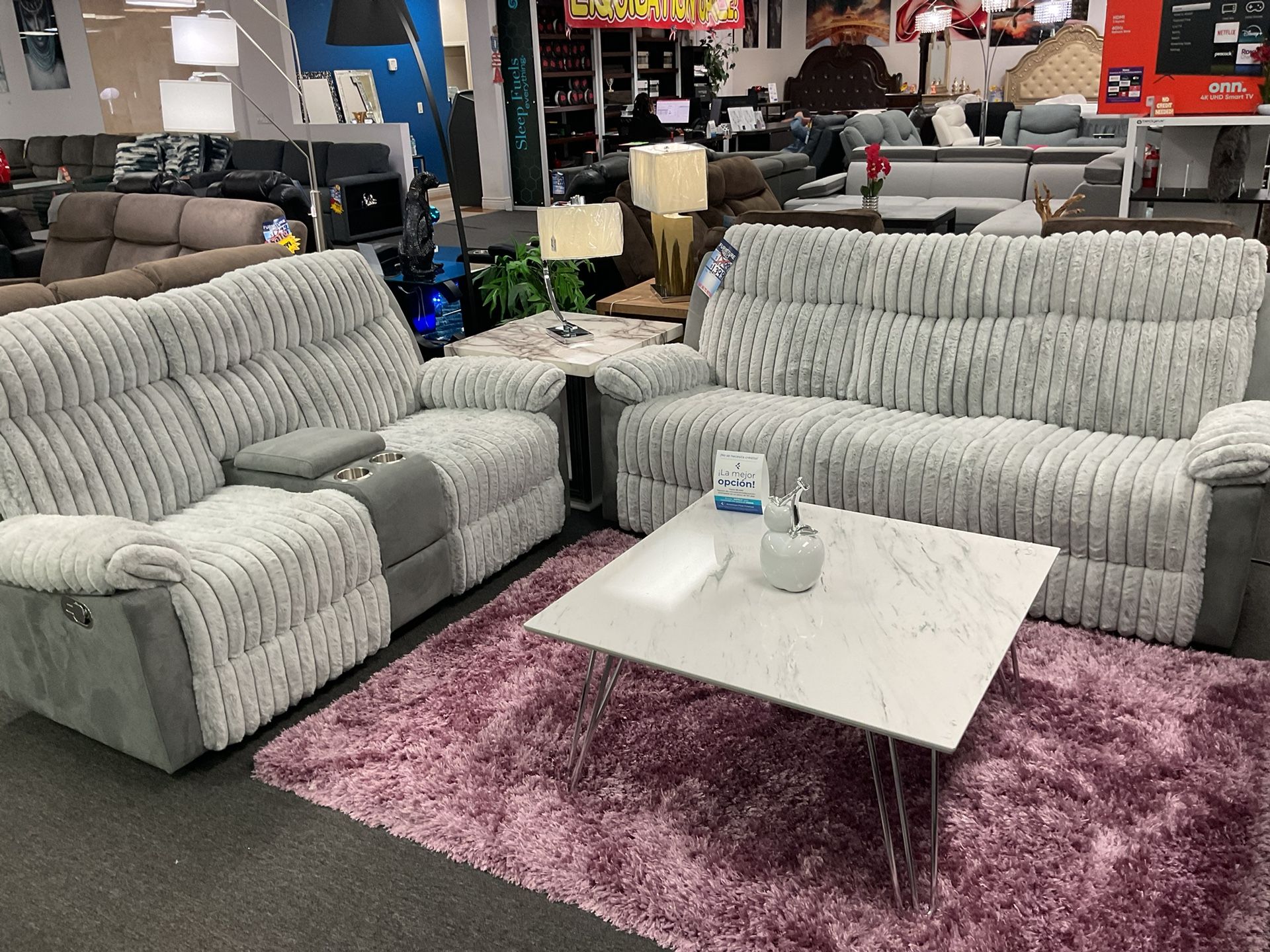 Modern Upholestry Sofa & Loveseat Set For Sale Now 40% OFF ( Delivery)