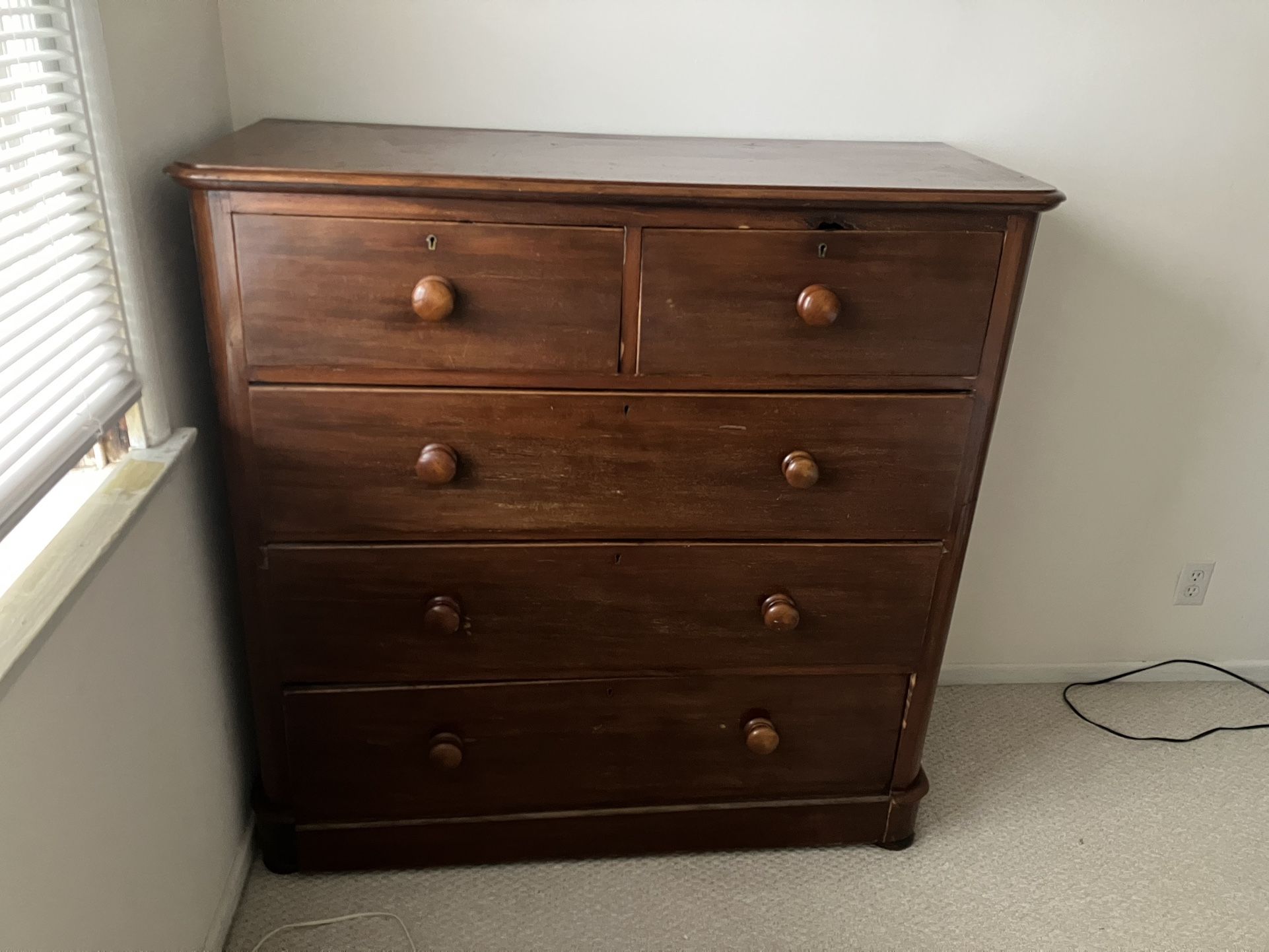 Antique Mahogany Dresser