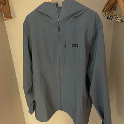 Outdoor Research Blue Rain Winter Jackets 2XL XXL