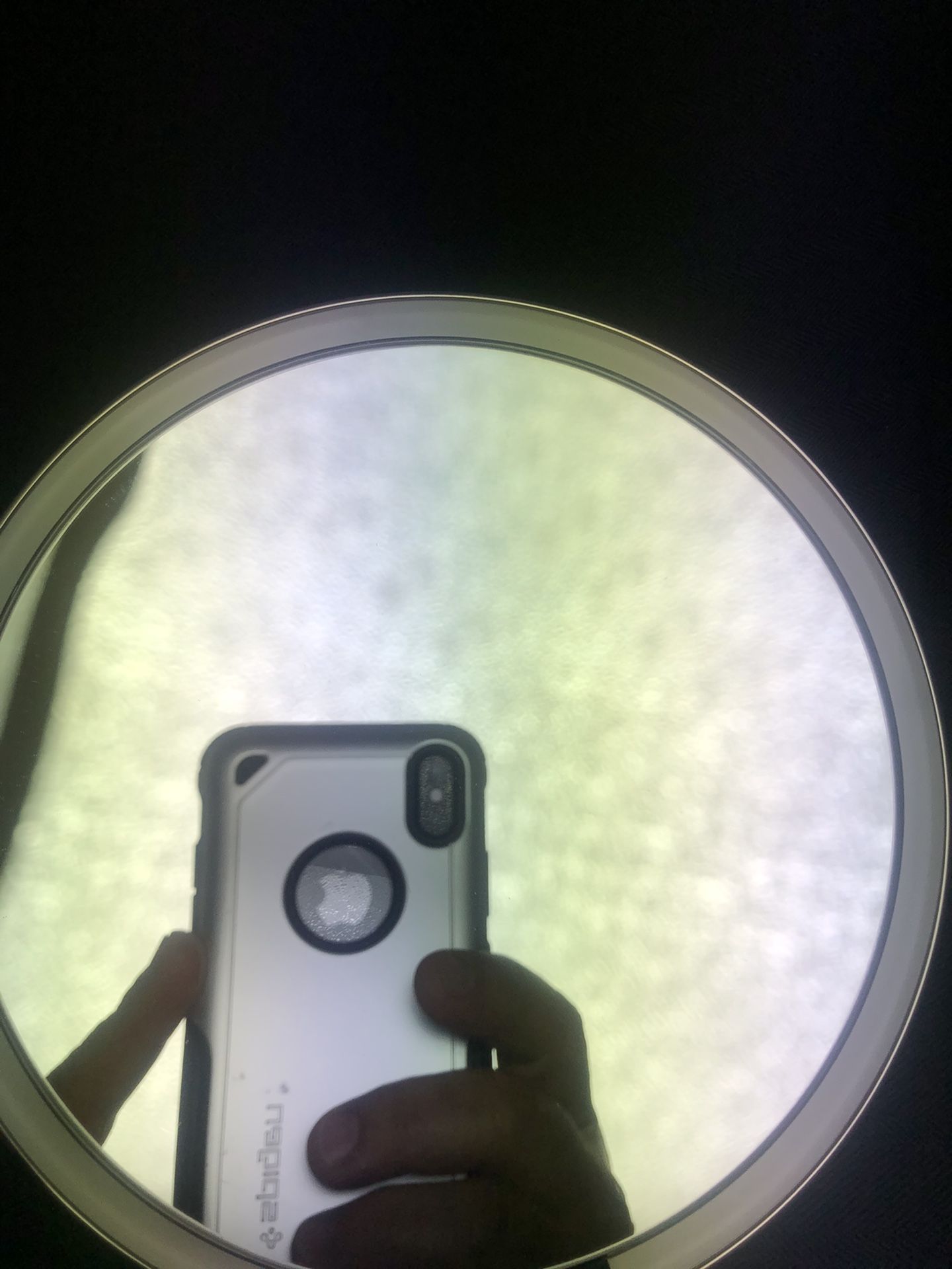 simplehuman Sensor Lighted Makeup Vanity Mirror 8" Round Wall Mount, ST3002