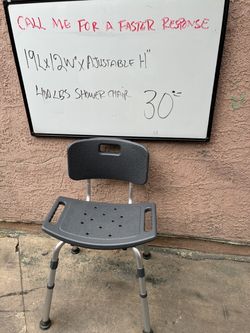 Shower Chair with Back 400 lb Capacity
