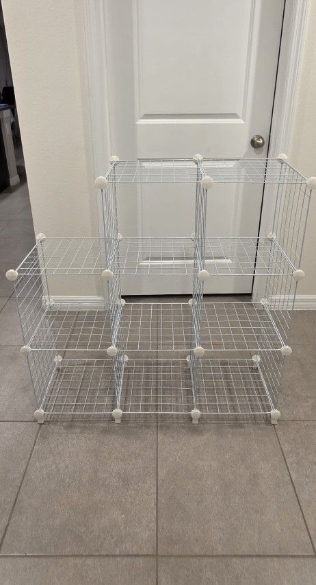 Modular Wire Cube Storage