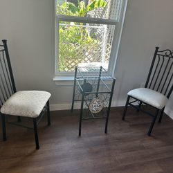 Chairs And Decoration Table