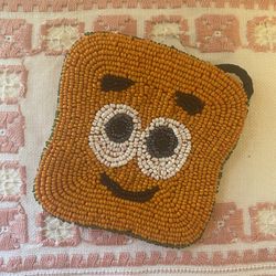Beaded Spookley Pumpkin Bag