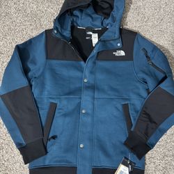 Men's North Face HighRail Sherpa Fleece Jacket Size Medium Midnight Petrol