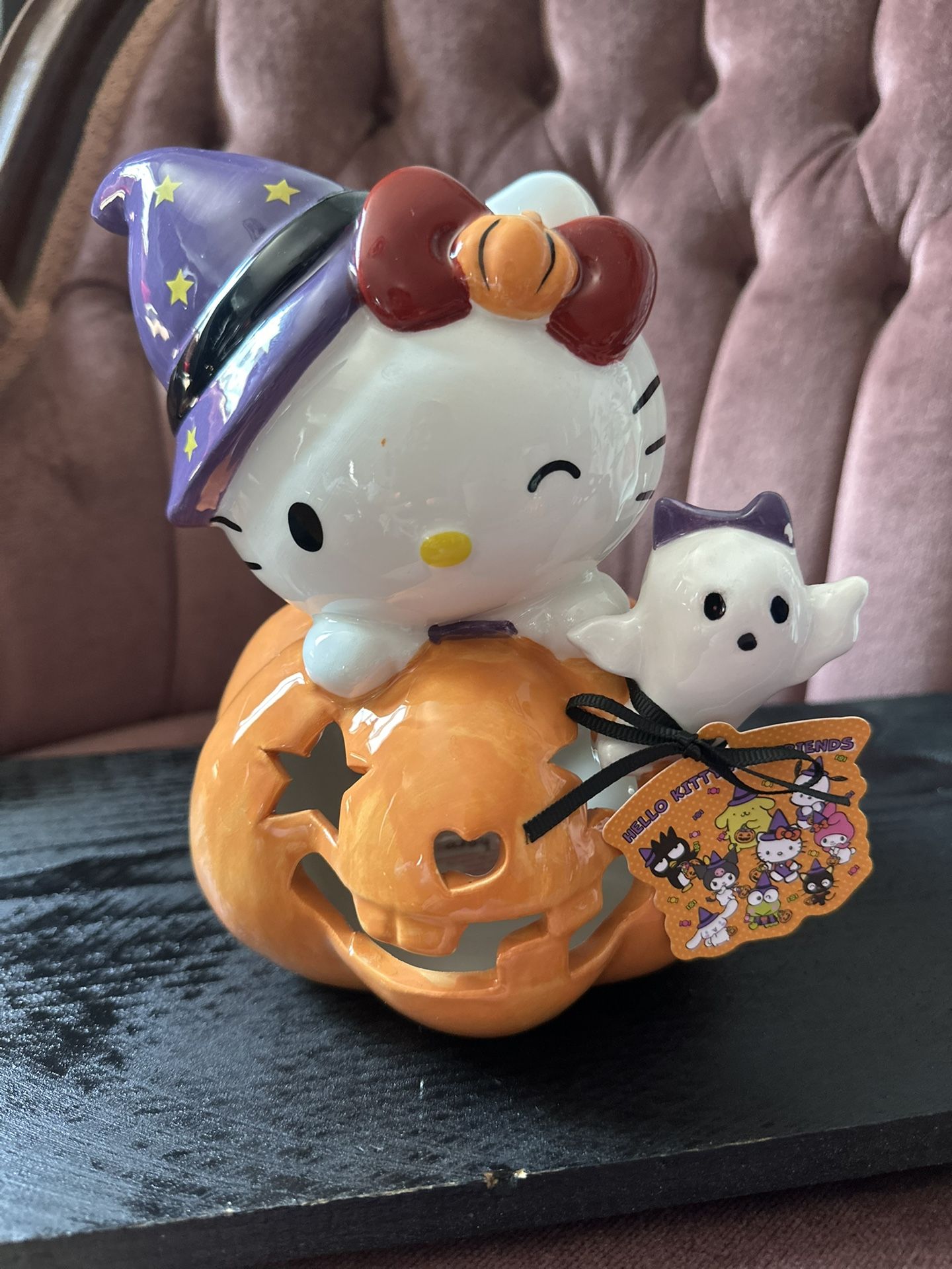 Halloween hello Kitty candle holder