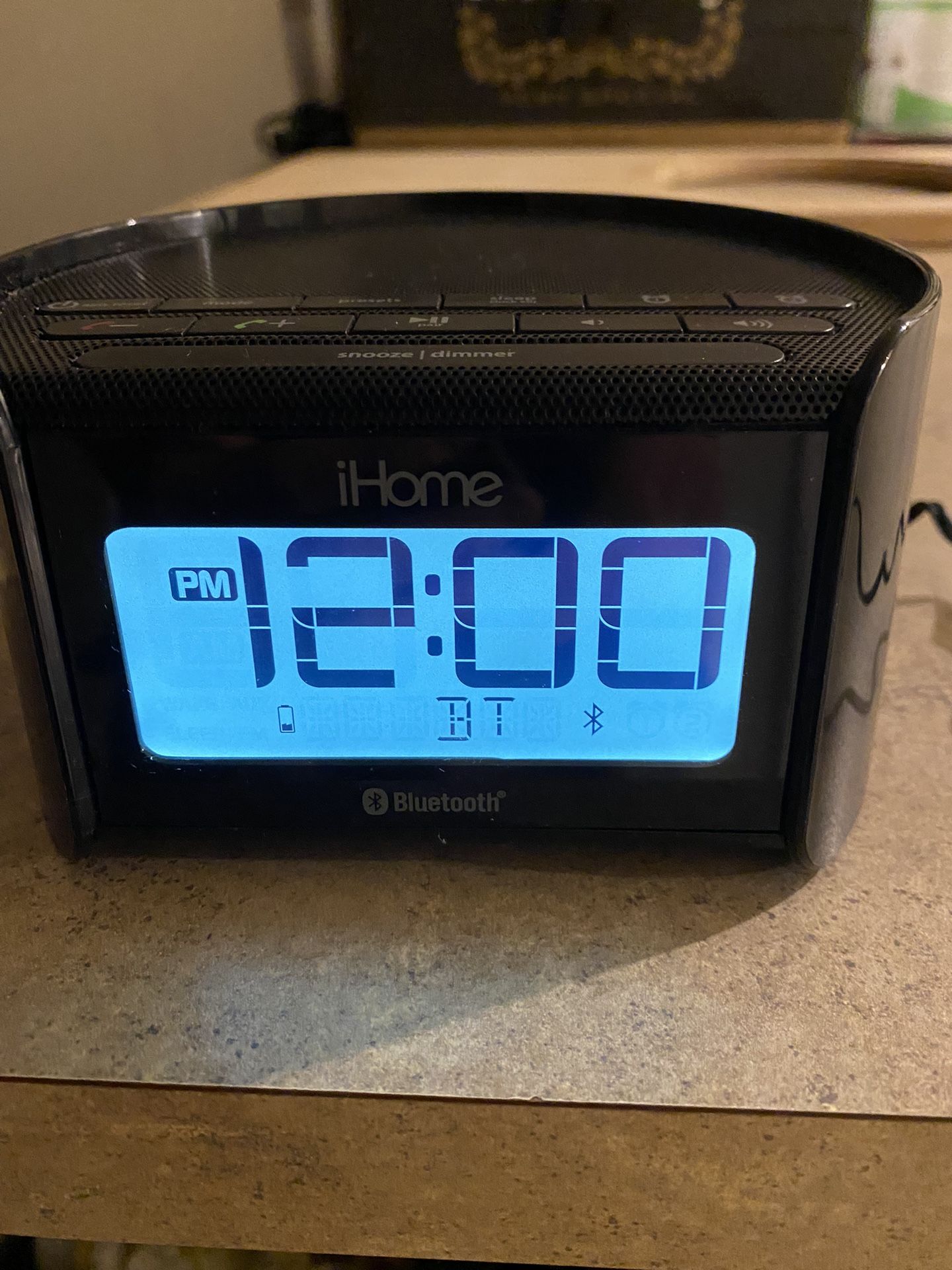 Bluetooth ihome alarm clock