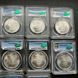 Certified Morgan Silver Dollars For Sale