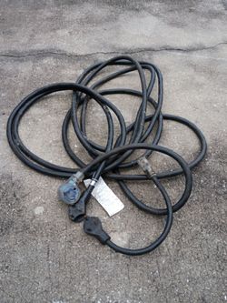 RV electrical wire hookup
