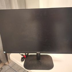 AOC 24" Monitor 1080p LED Display - HDMI VGA Audio