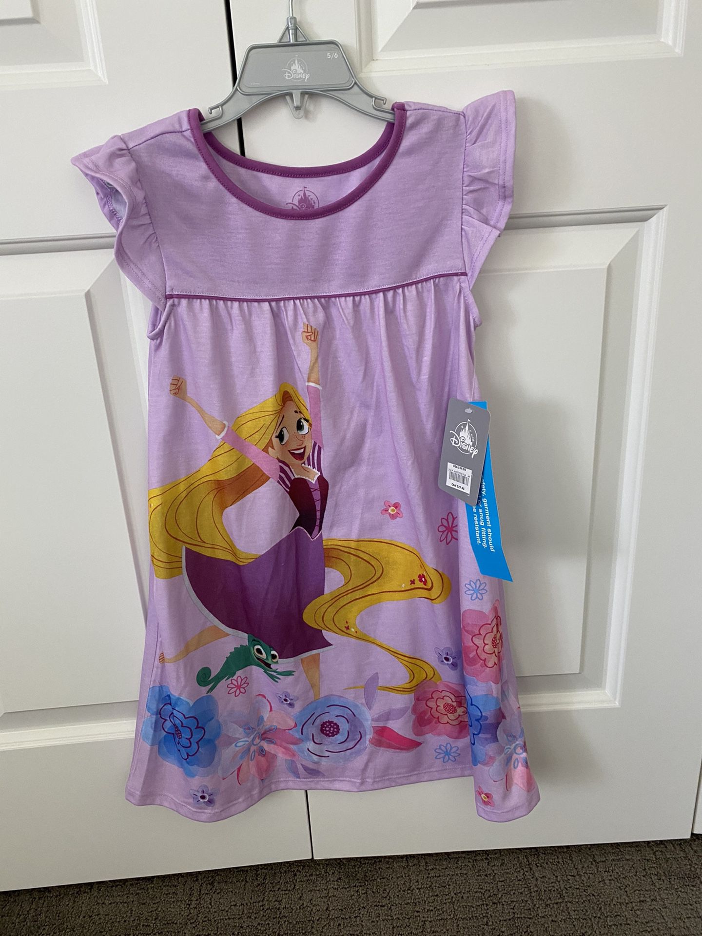 BRAND NEW UNOPENED Disney Rapunzel/Tangled Nightgown, size 5/6