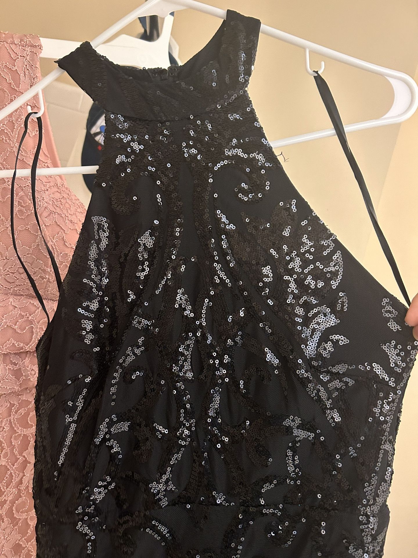Prom Black Dress M 4-6