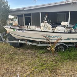 1996 Key largo 16’ W/ Minn Kota Terrova 