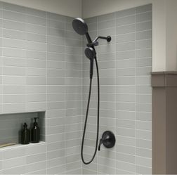 Kohler Prone 3-in-1 Multifunction Shower Head with PowerSweep, Matte Black