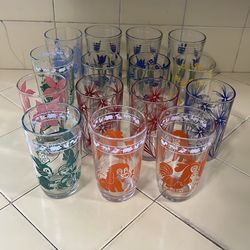 Vintage juice glasses