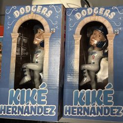 2 Kike Dodgers Bobbleheads