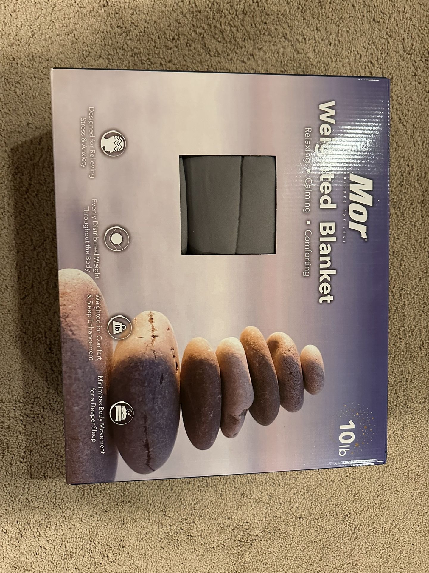 NEW- 10lb Weighted Blanket