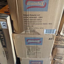 Disinfectant Wipes $10 Per Box