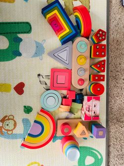 Wooden toy for baby toddler