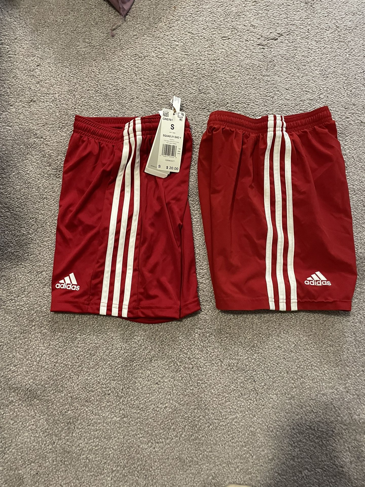 Adidas Girl Soccer Shorts And Socks 