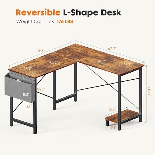 L-shaped Desk
