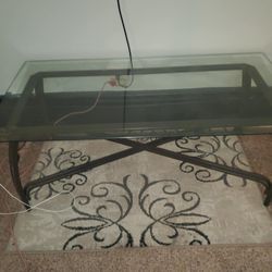 Glass Top Table