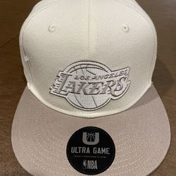 NEW Ultra Game NBA LA Lakers Los Angeles Adjustable Hat Ice Cream Cap Great Colors