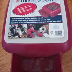 Dog food carrier for car, travel