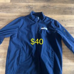 vintage seahawks zip up