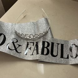 50th Birthday Crown 50 Birthday Supplies 
