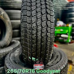 265/70/16 Goodyear 