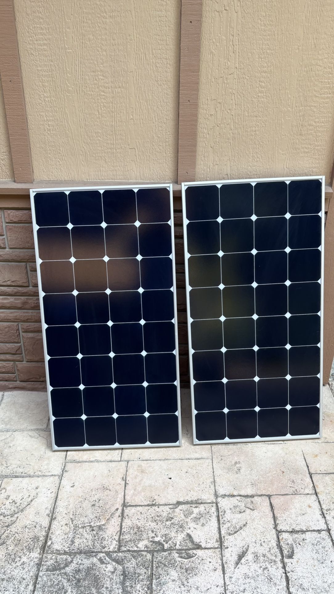 Two 95 Watt Solar Panels With Charge Controller 