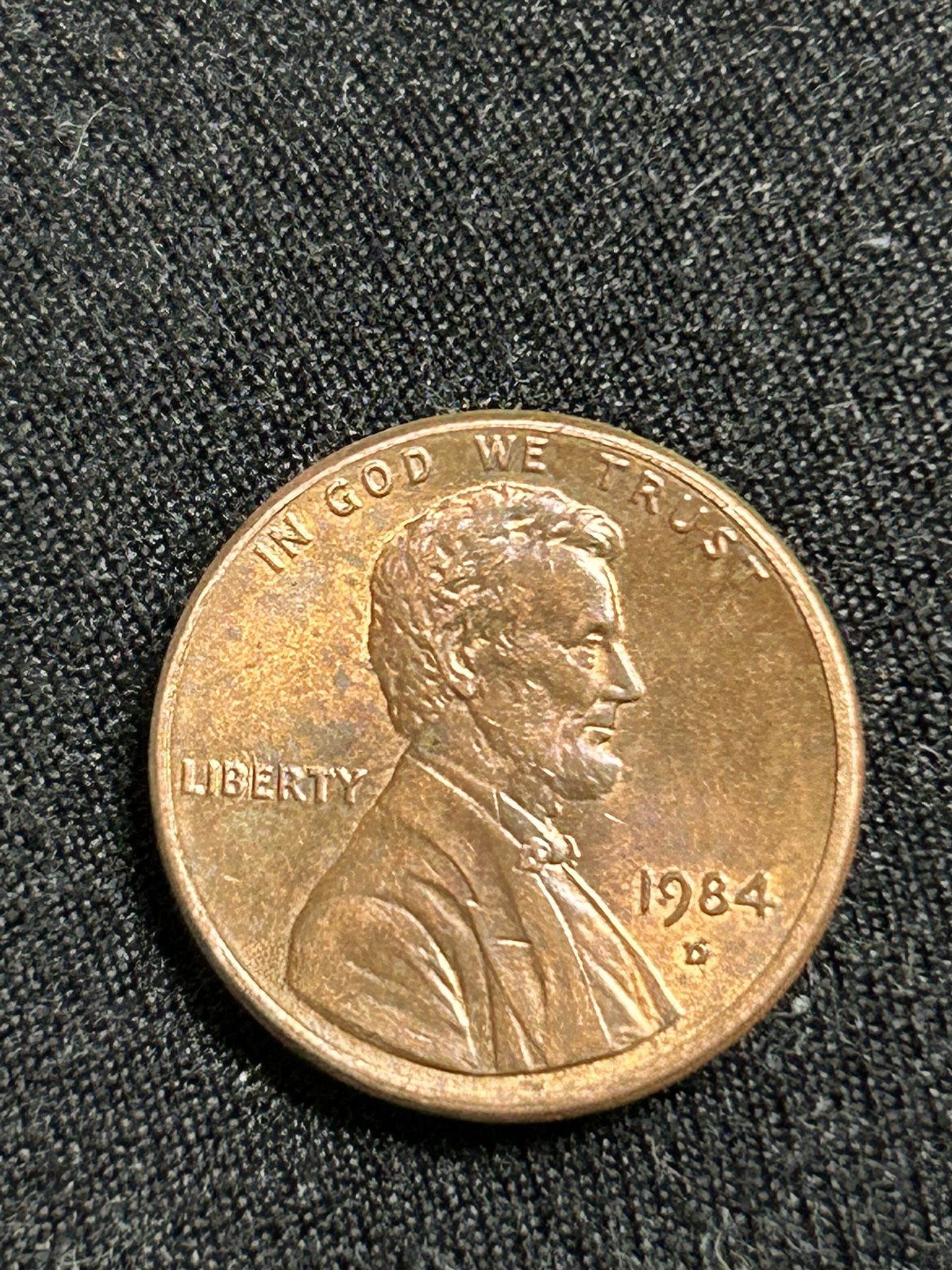 1984- D Abraham Lincoln Penny/ Coin 