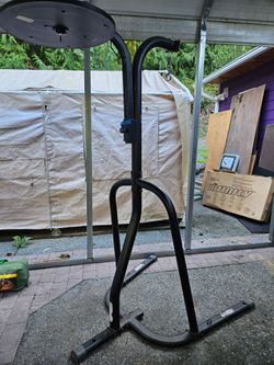 Boxing bag stand