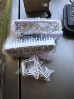 12V LED Headlights With Bracket