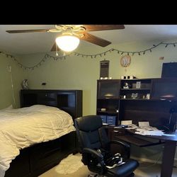 Bed Frame Bed And Professional Office Desk For Sale