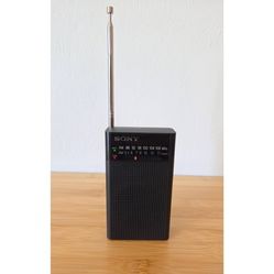Sony ICF-P26 Portable Pocket FM/AM Analog Radio Built-in Speaker