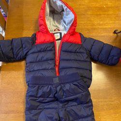 Baby Gap Snow Suit Size 6-12 Months 2 Piece