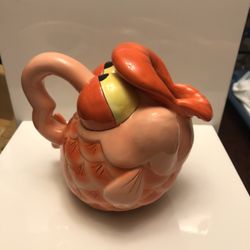 Kissing fish Ceramic Pitcher