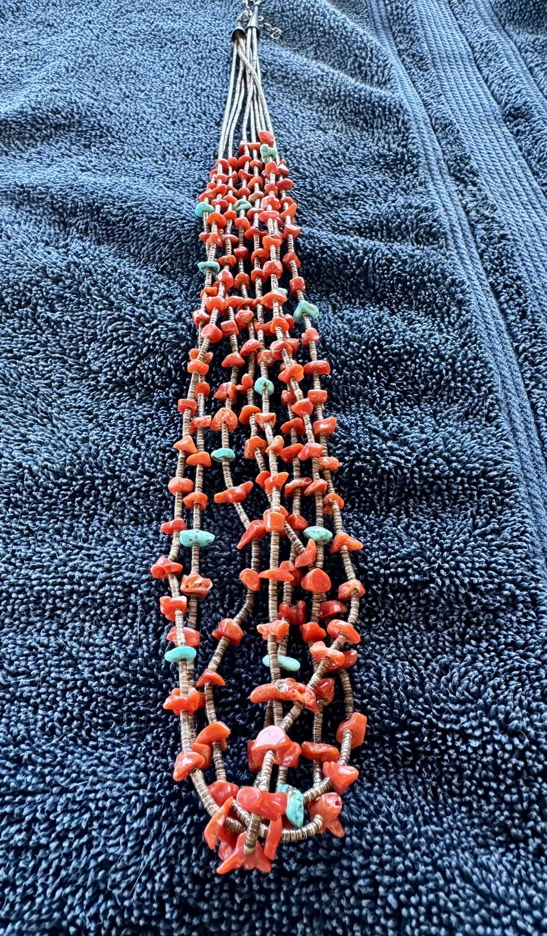 Red Coral And Turquoise