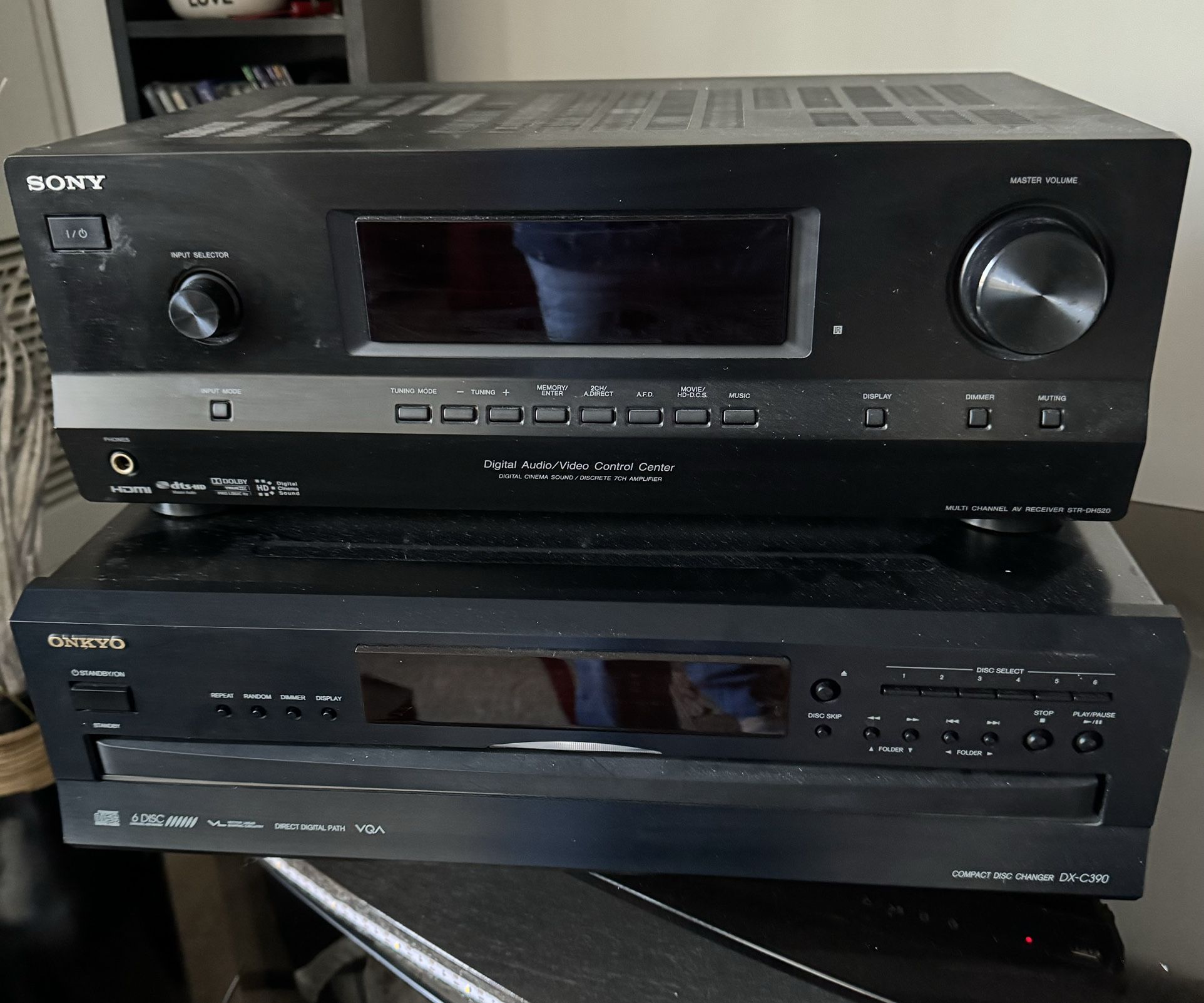 CD player with receiver