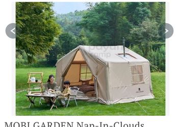 Brand New MOBI GARDEN Nap-In-Clouds Inflatable Tent 7 4 person Air Tent Khemah Angin