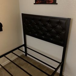 Twin Bed frame With Headboard 