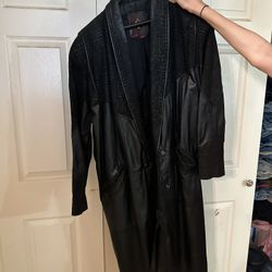 GIII Black Leather jacket