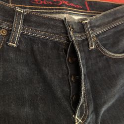 Ben Sherman Jeans Button fly 32 x 30 Dark Indigo Blue , 5 Pockets