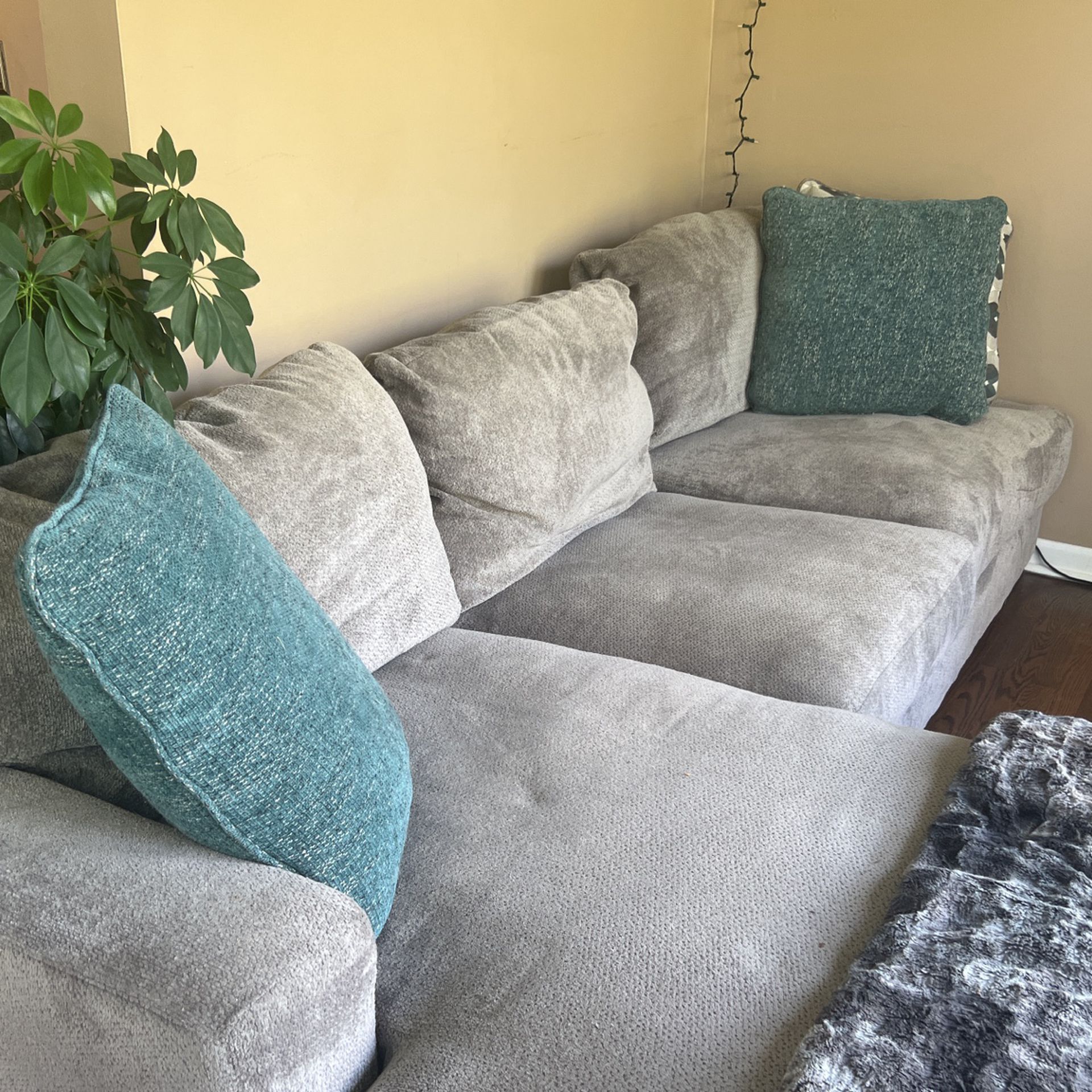 Ashley Soft Sectional W Chaise Purchased 9/21