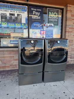 LG washer and dryer