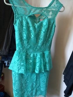 Lace Aqua dress